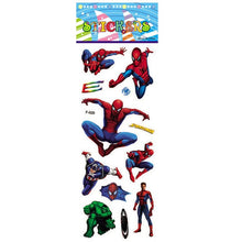 Load image into Gallery viewer, Kids Toys 3D Movie DC Superman Marvel Spiderman Stickers Puffy Bubble Sticker Boys Girls Toy Reward For Phone Luggage Laptop