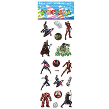 Load image into Gallery viewer, Kids Toys 3D Movie DC Superman Marvel Spiderman Stickers Puffy Bubble Sticker Boys Girls Toy Reward For Phone Luggage Laptop