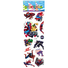 Load image into Gallery viewer, Kids Toys 3D Movie DC Superman Marvel Spiderman Stickers Puffy Bubble Sticker Boys Girls Toy Reward For Phone Luggage Laptop
