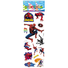 Load image into Gallery viewer, Kids Toys 3D Movie DC Superman Marvel Spiderman Stickers Puffy Bubble Sticker Boys Girls Toy Reward For Phone Luggage Laptop