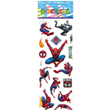 Load image into Gallery viewer, Kids Toys 3D Movie DC Superman Marvel Spiderman Stickers Puffy Bubble Sticker Boys Girls Toy Reward For Phone Luggage Laptop